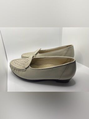 Softspots Cream Slip-On Loafers